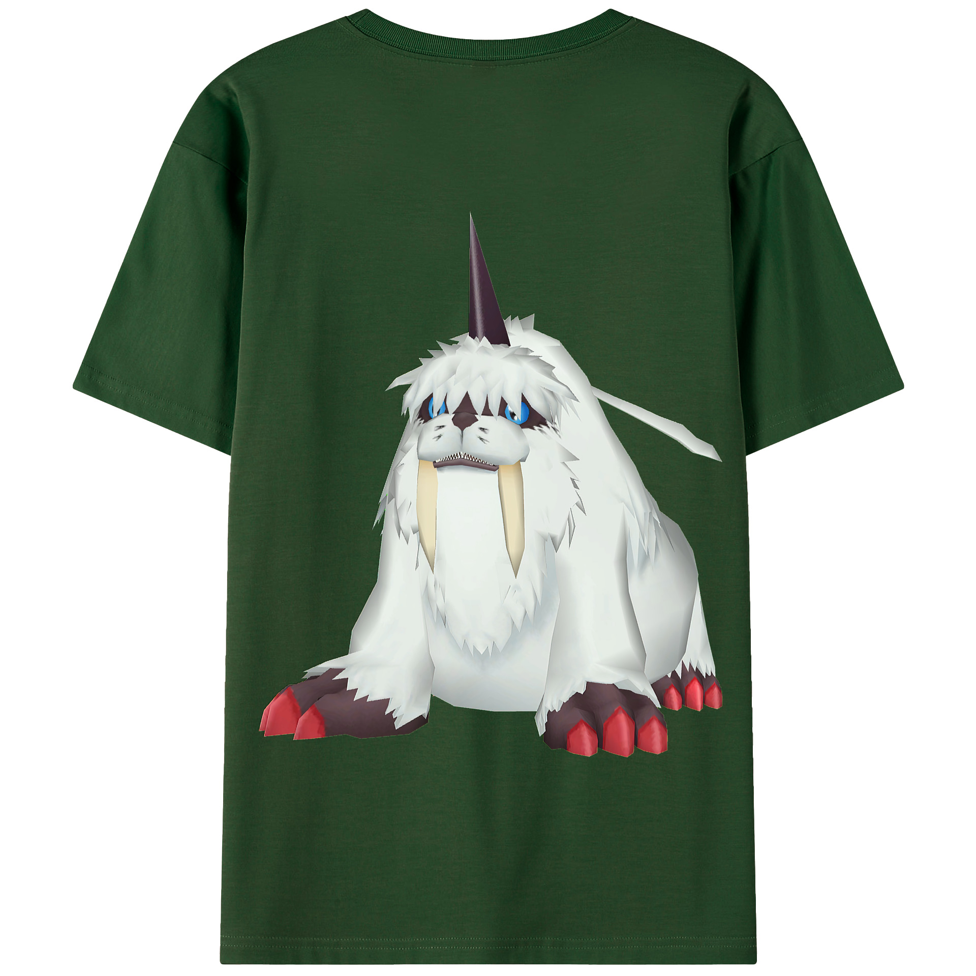 （画像用） Digimon デジタルモンスター/デジモン 綿100％半袖Tシャツ（背面プリント）